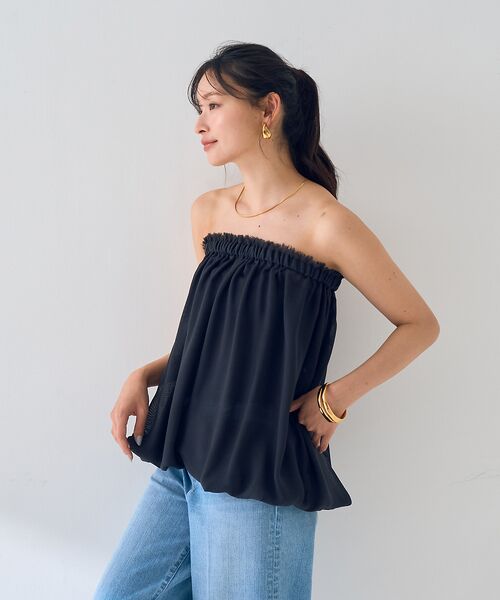 Rouge vif la cle / ルージュ・ヴィフ ラクレ シャツ・ブラウス | 【一部店舗限定】3WAYクールメッシュブラウス | 詳細19