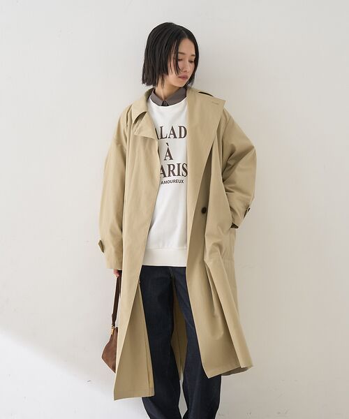 Rouge vif la cle / ルージュ・ヴィフ ラクレ ステンカラーコート | 撥水フォルムステンカラーコート | 詳細1