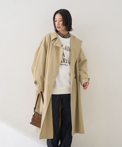 Rouge vif la cle / ルージュ・ヴィフ ラクレ ステンカラーコート | 撥水フォルムステンカラーコート | 詳細3