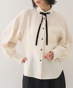 Rouge vif la cle / ルージュ・ヴィフ ラクレ シャツ・ブラウス | リボン付きブラウス