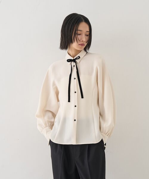 Rouge vif la cle / ルージュ・ヴィフ ラクレ シャツ・ブラウス | リボン付きブラウス | 詳細1