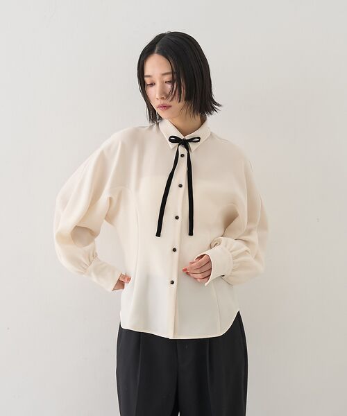 Rouge vif la cle / ルージュ・ヴィフ ラクレ シャツ・ブラウス | リボン付きブラウス | 詳細3