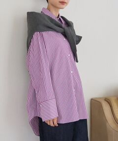 Rouge vif la cle / ルージュ・ヴィフ ラクレ シャツ・ブラウス | ストライプメンズライクシャツ