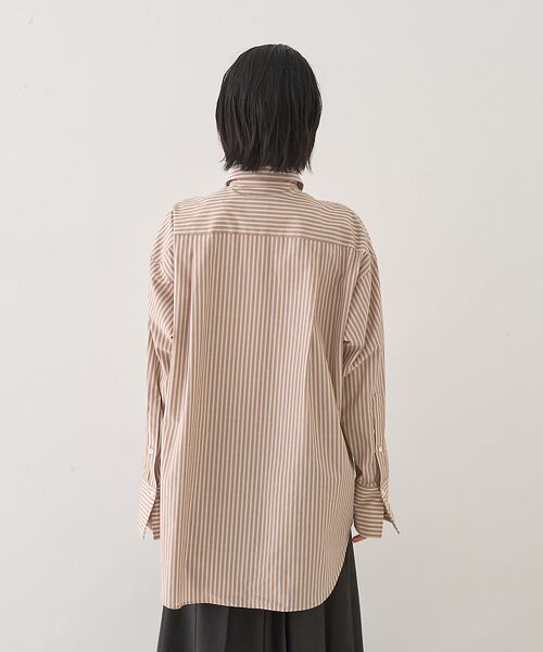 Rouge vif la cle / ルージュ・ヴィフ ラクレ シャツ・ブラウス | ストライプメンズライクシャツ | 詳細12