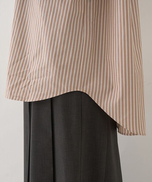 Rouge vif la cle / ルージュ・ヴィフ ラクレ シャツ・ブラウス | ストライプメンズライクシャツ | 詳細18