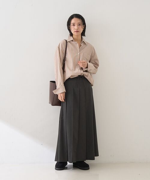 Rouge vif la cle / ルージュ・ヴィフ ラクレ シャツ・ブラウス | ストライプメンズライクシャツ | 詳細7