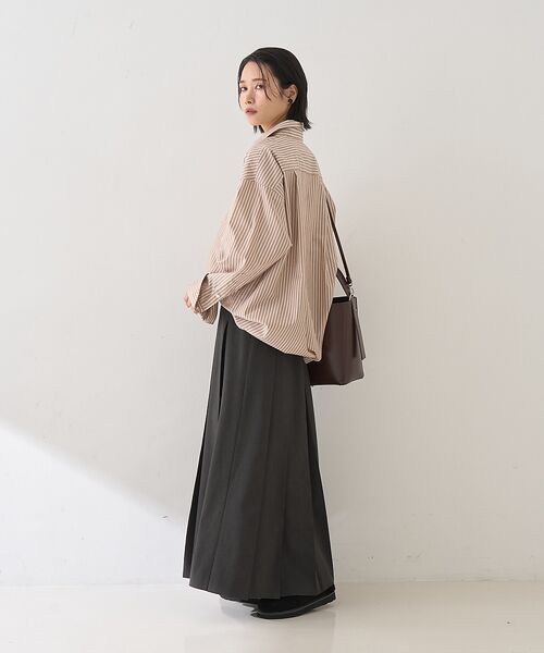 Rouge vif la cle / ルージュ・ヴィフ ラクレ シャツ・ブラウス | ストライプメンズライクシャツ | 詳細8