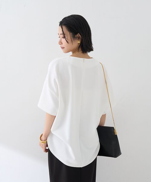 Rouge vif la cle / ルージュ・ヴィフ ラクレ Tシャツ | 【接触冷感】ストレッチダンボール半袖プルオーバー | 詳細5