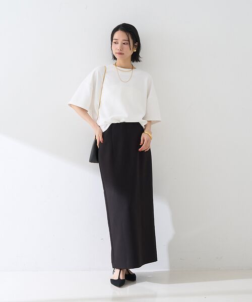 Rouge vif la cle / ルージュ・ヴィフ ラクレ Tシャツ | 【接触冷感】ストレッチダンボール半袖プルオーバー | 詳細8