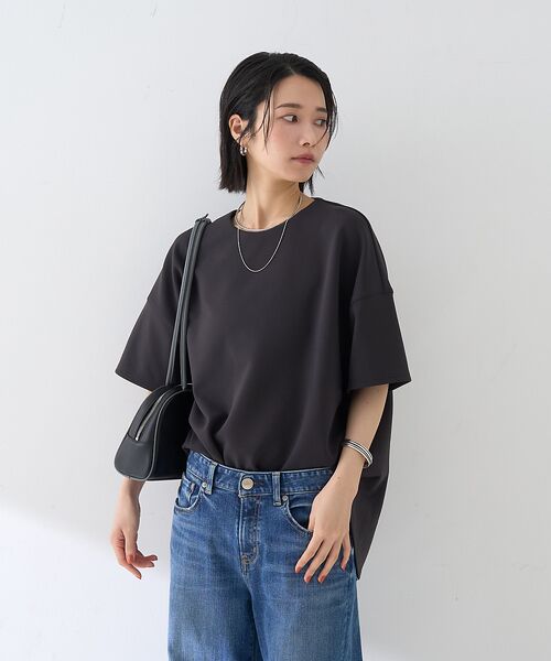 Rouge vif la cle / ルージュ・ヴィフ ラクレ Tシャツ | 【接触冷感】ストレッチダンボール半袖プルオーバー | 詳細15