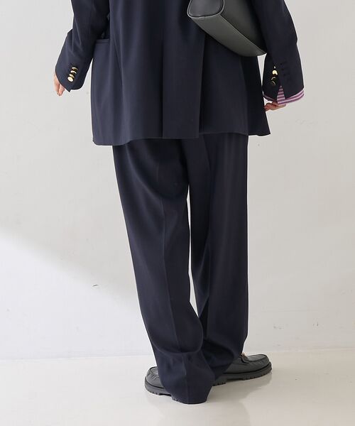 Rouge vif la cle / ルージュ・ヴィフ ラクレ パンツ | 【セットアップ対応】メンズライクウール混サキソニーテーパードパンツ | 詳細6