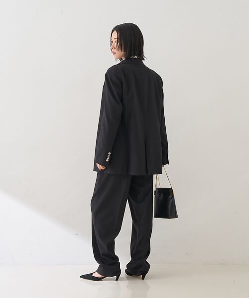 Rouge vif la cle / ルージュ・ヴィフ ラクレ パンツ | 【セットアップ対応】メンズライクウール混サキソニーテーパードパンツ | 詳細28