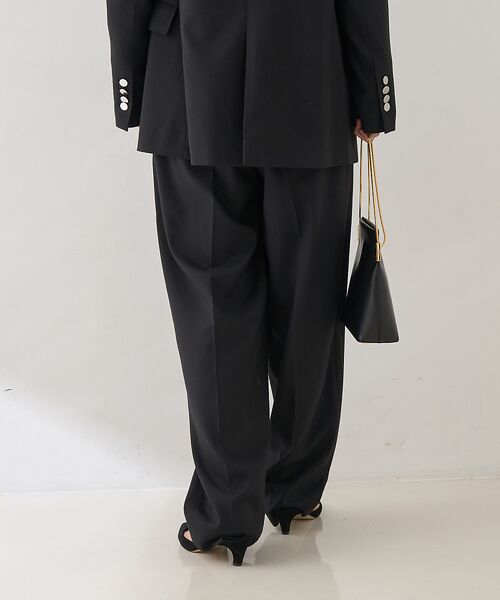 Rouge vif la cle / ルージュ・ヴィフ ラクレ パンツ | 【セットアップ対応】メンズライクウール混サキソニーテーパードパンツ | 詳細23