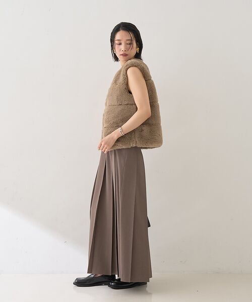 Rouge vif la cle / ルージュ・ヴィフ ラクレ ロング・マキシ丈スカート | プリーツロングスカート | 詳細8