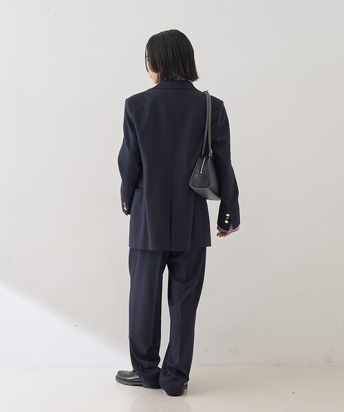 Rouge vif la cle / ルージュ・ヴィフ ラクレ テーラードジャケット | 【セットアップ対応】メンズライクウール混サキソニージャケット | 詳細11