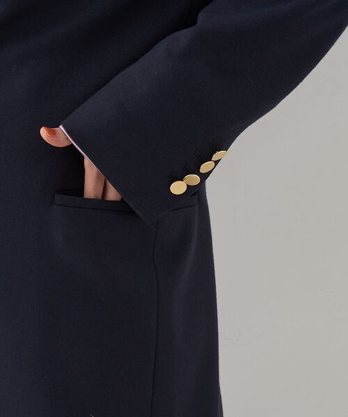 Rouge vif la cle / ルージュ・ヴィフ ラクレ テーラードジャケット | 【セットアップ対応】メンズライクウール混サキソニージャケット | 詳細17