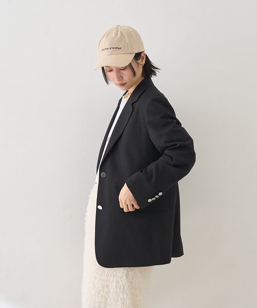 Rouge vif la cle / ルージュ・ヴィフ ラクレ テーラードジャケット | 【セットアップ対応】メンズライクウール混サキソニージャケット | 詳細23