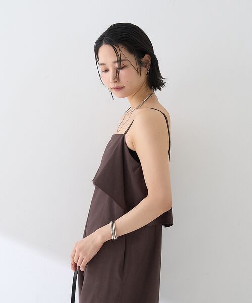 Rouge vif la cle / ルージュ・ヴィフ ラクレ サロペット・オールインワン | フレアストレートワイドサロペット | 詳細9