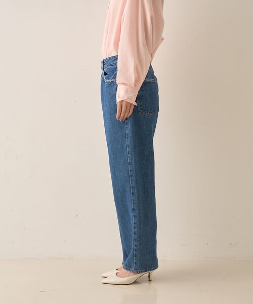 Rouge vif la cle / ルージュ・ヴィフ ラクレ デニムパンツ | 【RED CARD/レッドカード】別注JAZZ ルーズテーパードワイドデニム | 詳細25