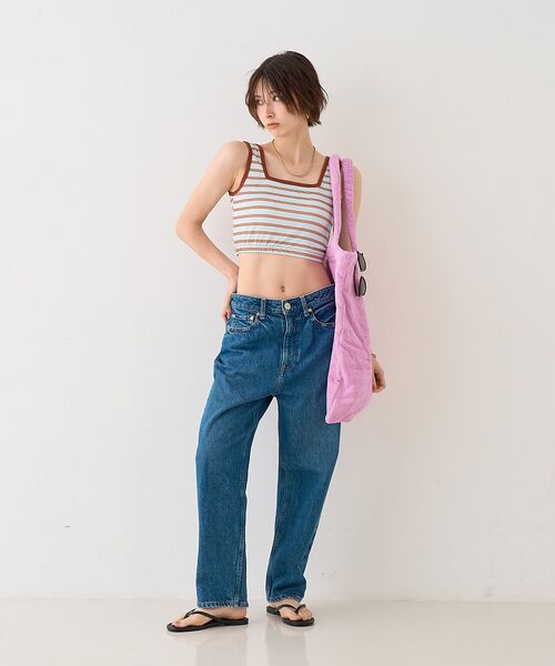 Rouge vif la cle / ルージュ・ヴィフ ラクレ デニムパンツ | 【RED CARD/レッドカード】別注JAZZ ルーズテーパードワイドデニム | 詳細5