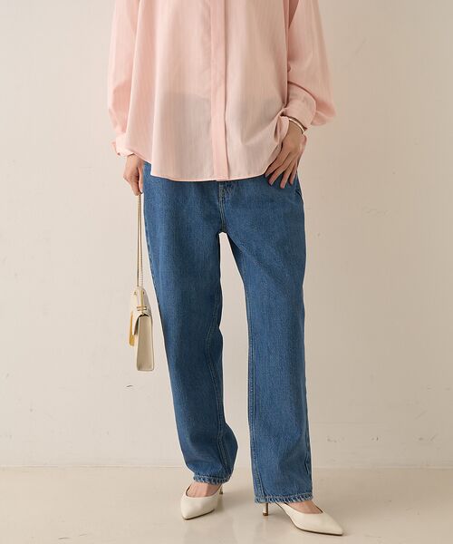 Rouge vif la cle / ルージュ・ヴィフ ラクレ デニムパンツ | 【RED CARD/レッドカード】別注JAZZ ルーズテーパードワイドデニム | 詳細6