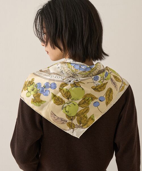 マニプリ　スカーフ　バンダナ manipuri/マニプリ】アンティークレシピ スカーフ 65×65【予約