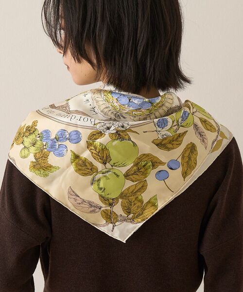 manipuri/マニプリ】アンティークレシピ スカーフ 65×65【予約
