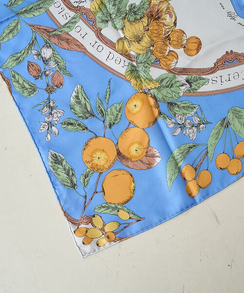 Rouge vif la cle / ルージュ・ヴィフ ラクレ バンダナ・スカーフ | 【manipuri/マニプリ】アンティークレシピ スカーフ 65×65 | 詳細19