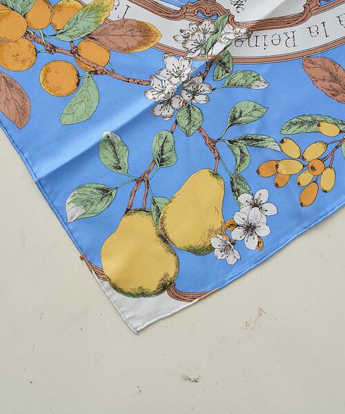 Rouge vif la cle / ルージュ・ヴィフ ラクレ バンダナ・スカーフ | 【manipuri/マニプリ】アンティークレシピ スカーフ 65×65 | 詳細20