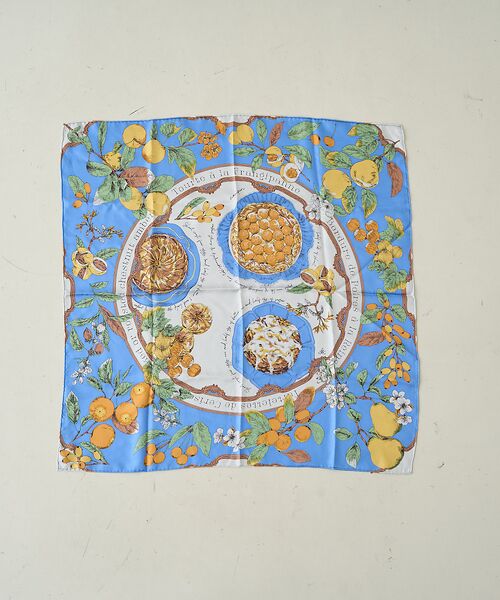 Rouge vif la cle / ルージュ・ヴィフ ラクレ バンダナ・スカーフ | 【manipuri/マニプリ】アンティークレシピ スカーフ 65×65 | 詳細17