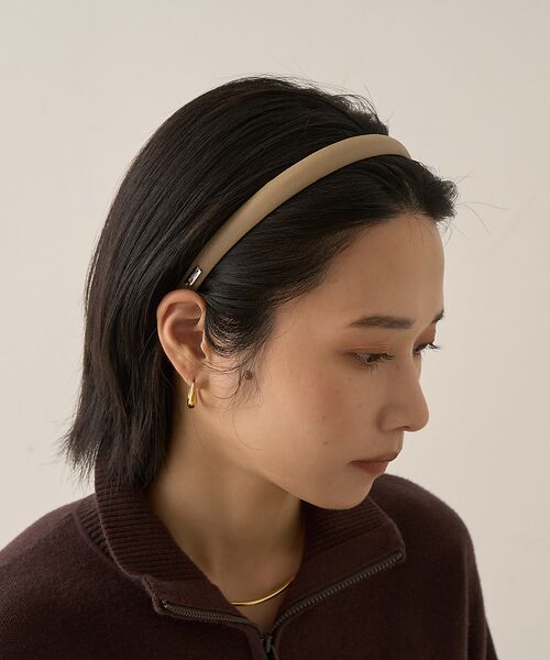 Rouge vif la cle / ルージュ・ヴィフ ラクレ ヘアアクセサリー | 【heyep／ヘイップ】フェイクレザーカチューシャ | 詳細5