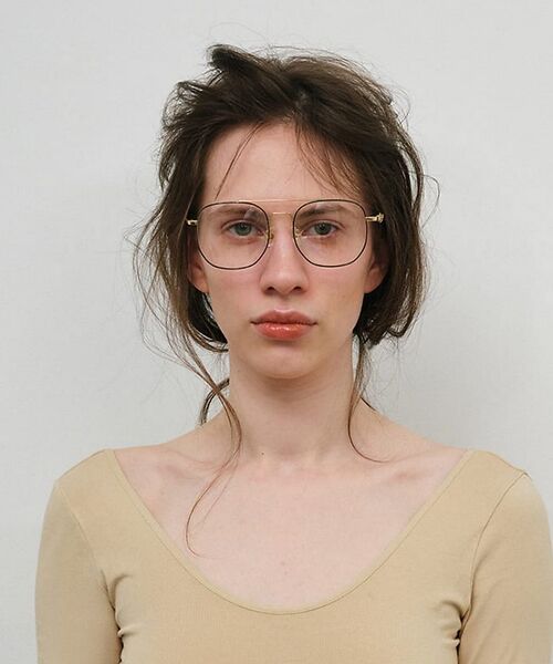 Rouge vif la cle / ルージュ・ヴィフ ラクレ サングラス・メガネ | 【heyep／ヘイップ】ラインストーン&ロゴ付アビエイターメガネ | 詳細7