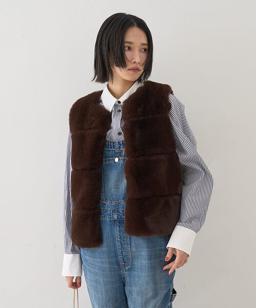 Rouge vif la cle / ルージュ・ヴィフ ラクレ シャツ・ブラウス | コットンストライプクレリックシャツ | 詳細24