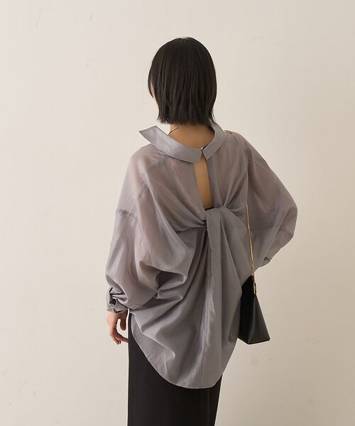 Rouge vif la cle / ルージュ・ヴィフ ラクレ シャツ・ブラウス | 【新色登場】バックツイストシャツ | 詳細4