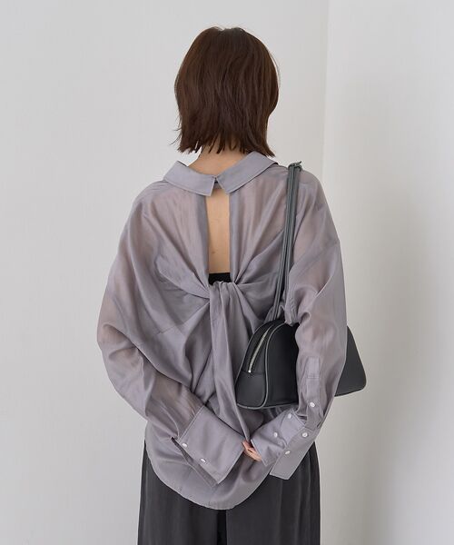 Rouge vif la cle / ルージュ・ヴィフ ラクレ シャツ・ブラウス | 【新色登場】バックツイストシャツ | 詳細6