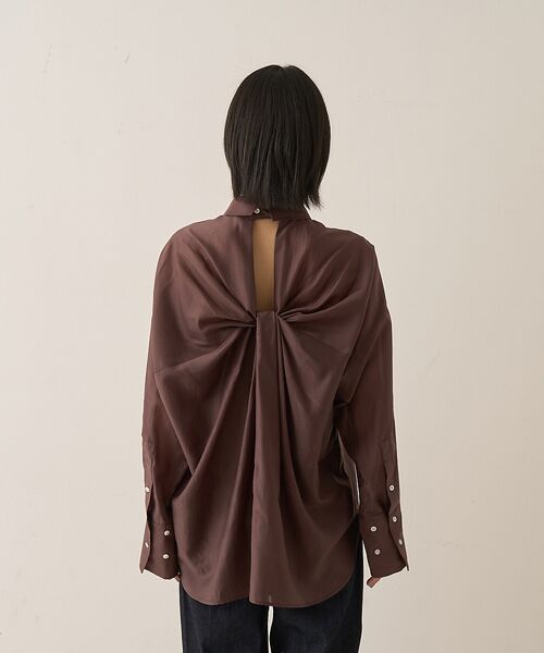Rouge vif la cle / ルージュ・ヴィフ ラクレ シャツ・ブラウス | 【新色登場】バックツイストシャツ | 詳細24