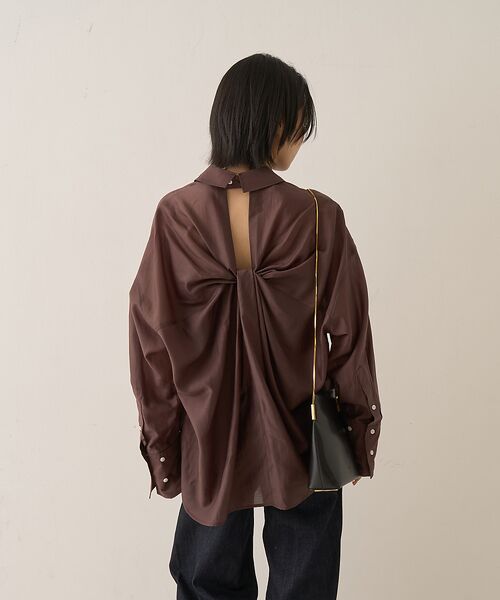 Rouge vif la cle / ルージュ・ヴィフ ラクレ シャツ・ブラウス | 【新色登場】バックツイストシャツ | 詳細16