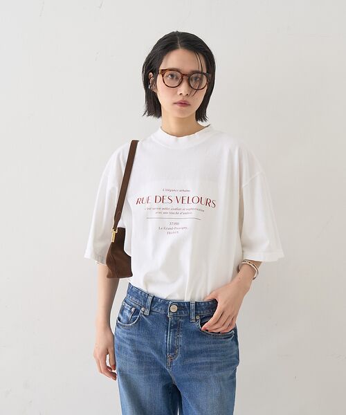 Rouge vif la cle / ルージュ・ヴィフ ラクレ Tシャツ | ピグメントロゴBIG Tシャツ | 詳細1