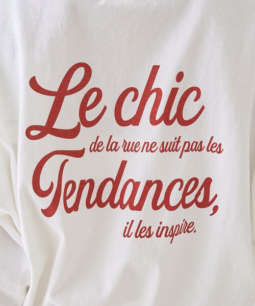 Rouge vif la cle / ルージュ・ヴィフ ラクレ Tシャツ | ピグメントロゴBIG Tシャツ | 詳細12