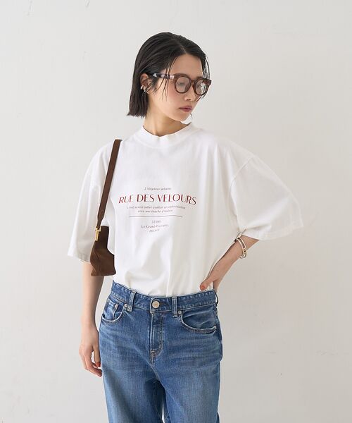 Rouge vif la cle / ルージュ・ヴィフ ラクレ Tシャツ | ピグメントロゴBIG Tシャツ | 詳細2