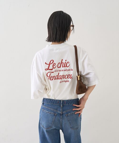 Rouge vif la cle / ルージュ・ヴィフ ラクレ Tシャツ | ピグメントロゴBIG Tシャツ | 詳細4