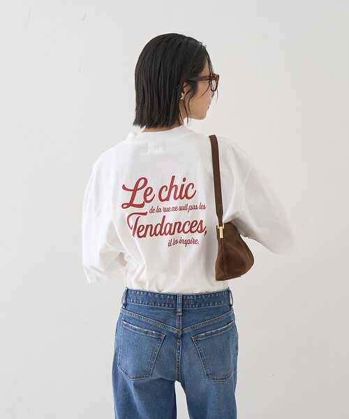 Rouge vif la cle / ルージュ・ヴィフ ラクレ Tシャツ | ピグメントロゴBIG Tシャツ | 詳細5