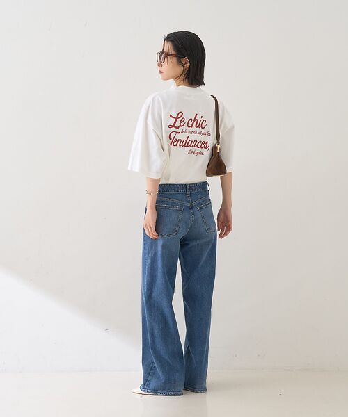 Rouge vif la cle / ルージュ・ヴィフ ラクレ Tシャツ | ピグメントロゴBIG Tシャツ | 詳細9