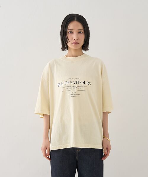Rouge vif la cle / ルージュ・ヴィフ ラクレ Tシャツ | ピグメントロゴBIG Tシャツ | 詳細23