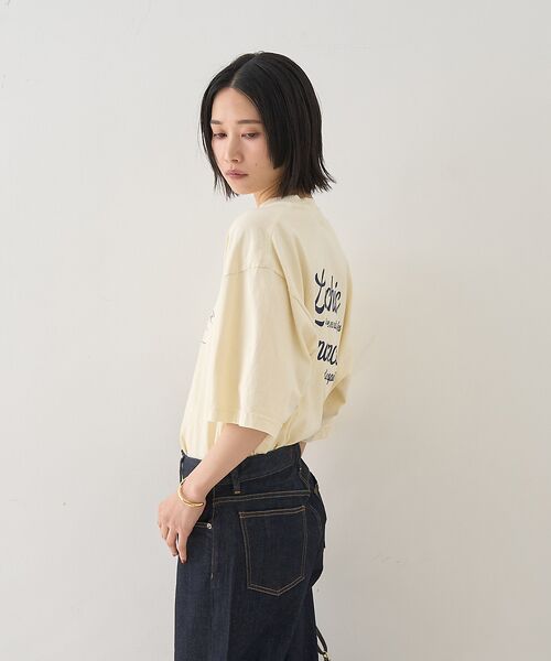 Rouge vif la cle / ルージュ・ヴィフ ラクレ Tシャツ | ピグメントロゴBIG Tシャツ | 詳細17