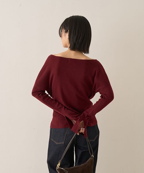 Rouge vif la cle / ルージュ・ヴィフ ラクレ ニット・セーター | 【セットアップ対応】フレアドルマンニットプルオーバー | 詳細4