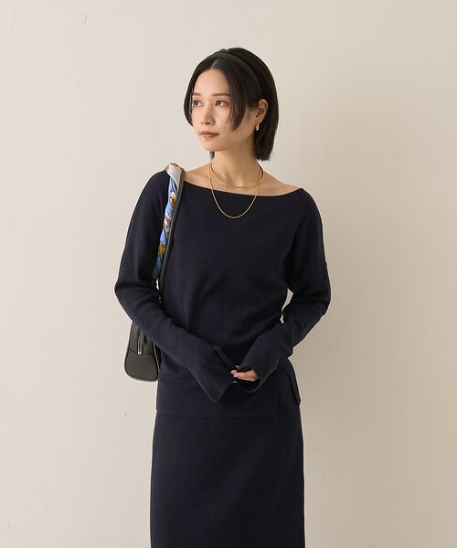 Rouge vif la cle / ルージュ・ヴィフ ラクレ ニット・セーター | 【セットアップ対応】フレアドルマンニットプルオーバー | 詳細9