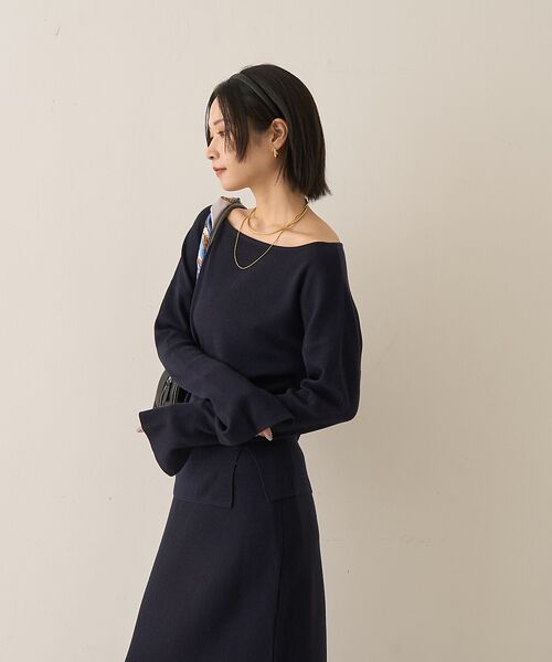 Rouge vif la cle / ルージュ・ヴィフ ラクレ ニット・セーター | 【セットアップ対応】フレアドルマンニットプルオーバー | 詳細10