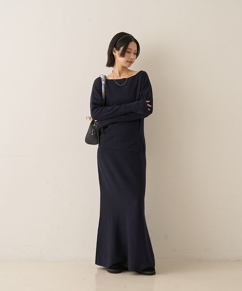 Rouge vif la cle / ルージュ・ヴィフ ラクレ ニット・セーター | 【セットアップ対応】フレアドルマンニットプルオーバー | 詳細12