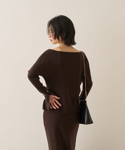 Rouge vif la cle / ルージュ・ヴィフ ラクレ ニット・セーター | 【セットアップ対応】フレアドルマンニットプルオーバー | 詳細18